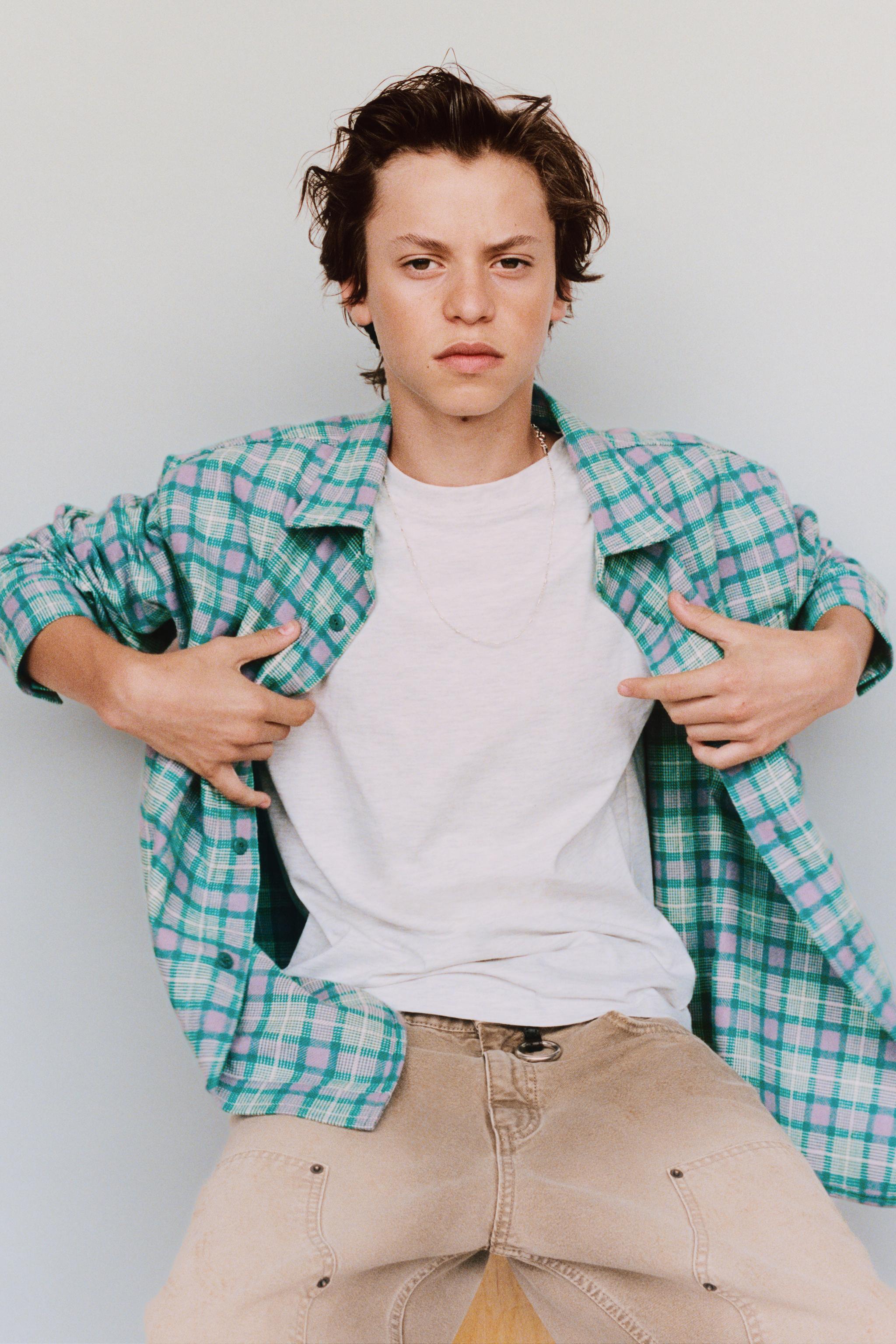 PLAID PRINT SHIRT